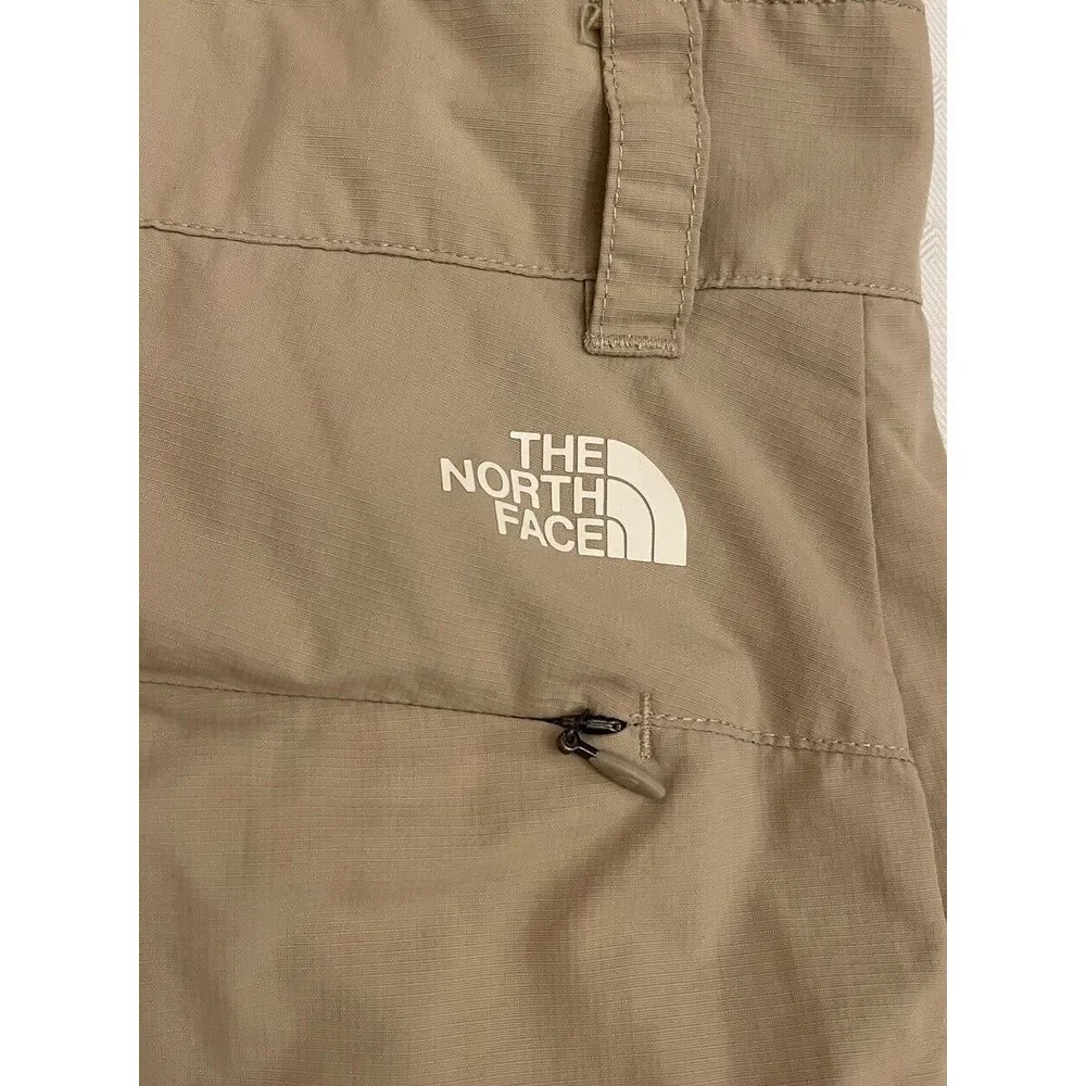 The North‎ Face Cargo Shorts Mens 40 Khaki Ripstop Lightweight Hiking 100% Nylon
